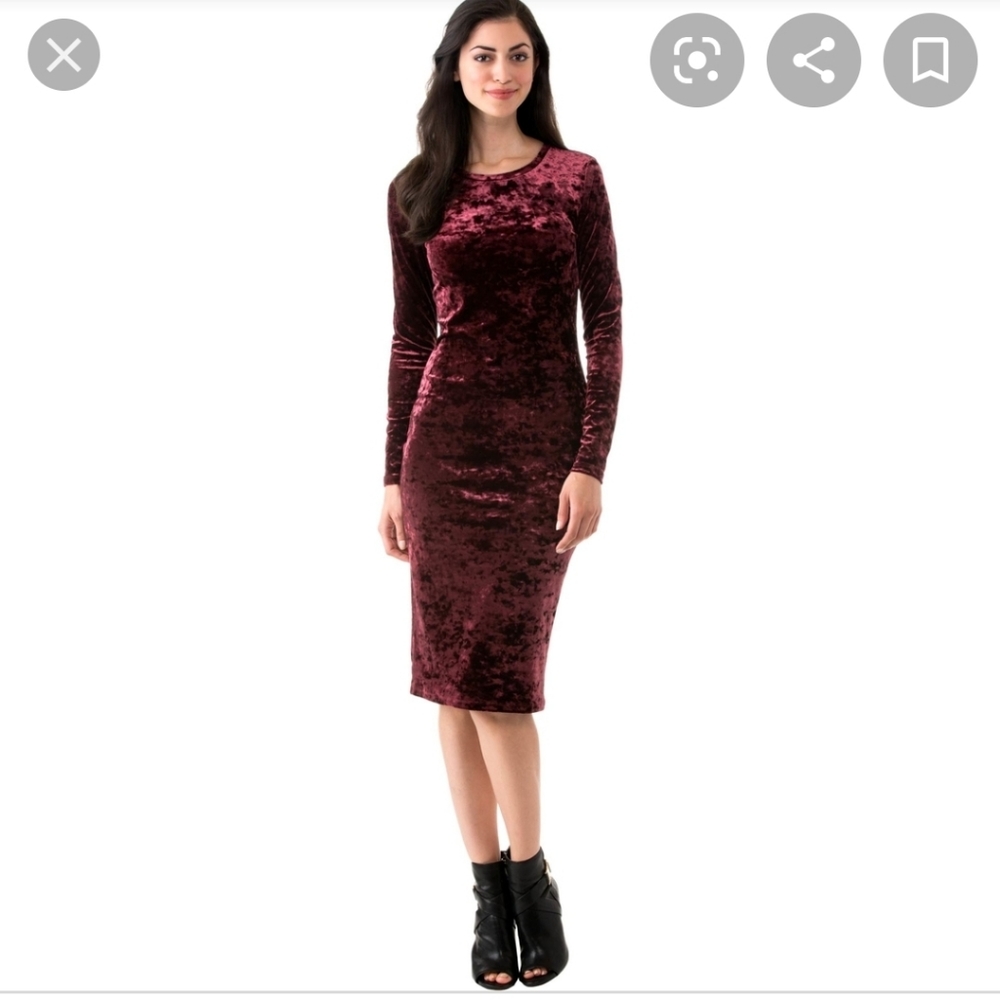Michalel Kors Velvet Midi dress